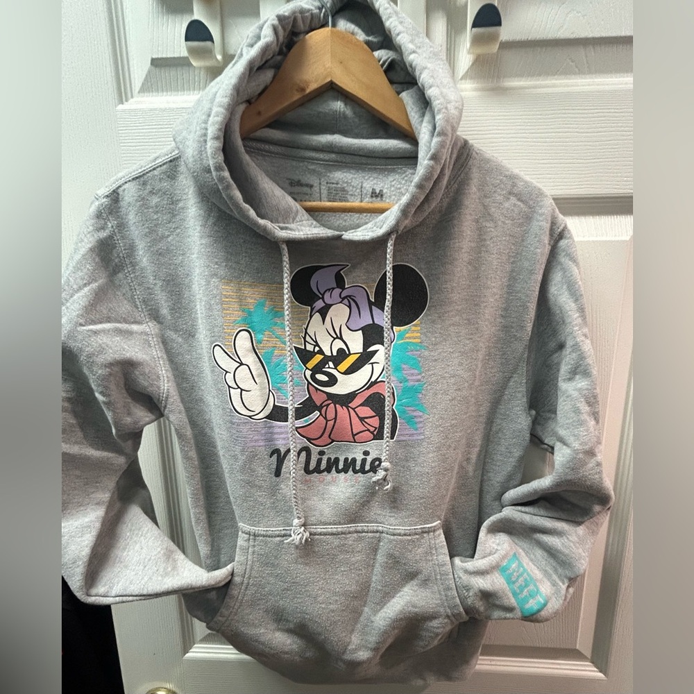 Gray Minnie Mouse Hoodie Retro
Medium